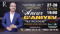 Anvar G'aniyev - Kutganim nomli koncert dasturi 2017