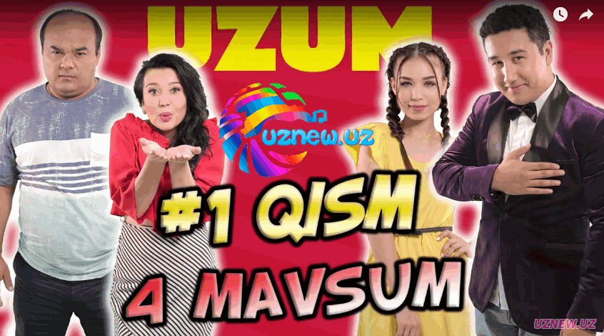 Uzum | Узум 4-Mavsum 1-6,7,8,9 Qism (Yangi o'zbek serial 2017)